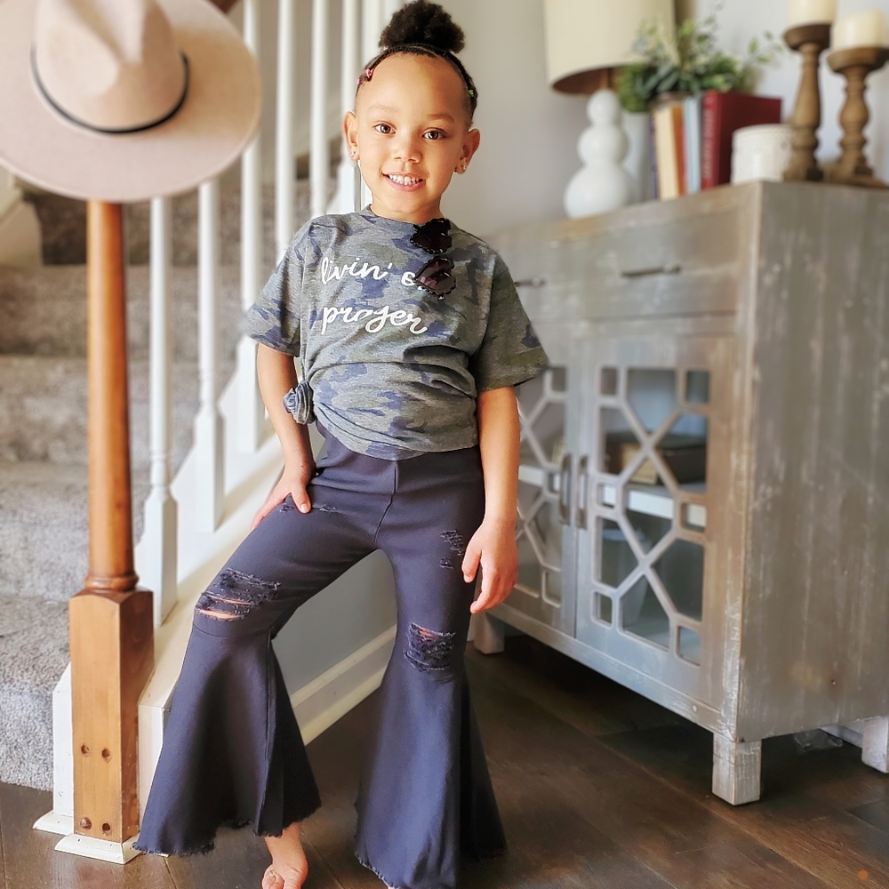 Livin' on a prayer toddler tee